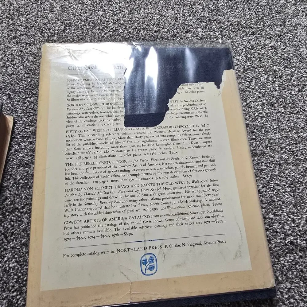 1976 Vintage Cowboy Artists Of America Howard 1st Edition